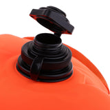 Maxbell High Visibility Inflatable Dry Bag Safety Swim Buoy Tow Float Fluo Orange - Aladdin Shoppers