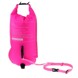 Maxbell High Visibility Inflatable Dry Bag Safety Swim Buoy Tow Float Fluo Rosy - Aladdin Shoppers