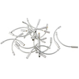 Maxbell 40Pcs 90 Degree Brake Noodle Guide Boots Front Rear Set for MTB Road Bicycle