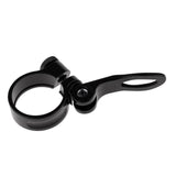 Maxbell Universal Cycling Bike Seatpost Tube Clip Locking Clamps Aluminum Alloy Quick Release Seat Post Clamp Accessories 34.9mm - Aladdin Shoppers
