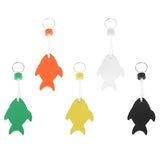 Maxbell 5 Pieces Fish Shaped Floating Keyring for Boating Yachting Sailing Swim Surf
