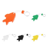 Maxbell 5 Pieces Fish Shaped Floating Keyring for Boating Yachting Sailing Swim Surf