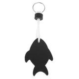 Maxbell EVA Foam Fish Shaped Floating Keyring for Boating Yachting Sailing Black - Aladdin Shoppers