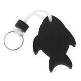 Maxbell EVA Foam Fish Shaped Floating Keyring for Boating Yachting Sailing Black - Aladdin Shoppers