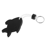 Maxbell EVA Foam Fish Shaped Floating Keyring for Boating Yachting Sailing Black - Aladdin Shoppers