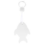 Maxbell Maxbell EVA Foam Fish Shaped Floating Keyring for Boating Yachting Sailing White