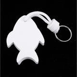 Maxbell EVA Foam Fish Shaped Floating Keyring for Boating Yachting Sailing White - Aladdin Shoppers