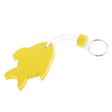 Maxbell EVA Foam Fish Shaped Floating Keyring for Boating Yachting Sailing Yellow - Aladdin Shoppers