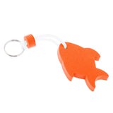 Maxbell Maxbell EVA Foam Fish Shaped Floating Keyring for Boating Yachting Sailing Orange