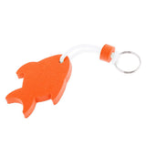 Maxbell 5 Pieces Fish Shaped Floating Keyring for Boating Yachting Sailing Swim Surf