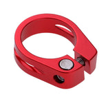 Maxbell Maxbell Bike Seat Post Clamps Ultralight Lock Bicycle Seatposts Clip Red 31.8mm