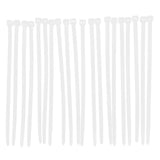 Maxbell Maxbell 20Pcs Adjustable Self Locking Nylon Cable Ties for Home Diving Garage White