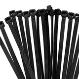 Maxbell Maxbell 20Pcs Adjustable Self Locking Nylon Cable Ties for Home Diving Garage Black