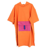 Maxbell Surf Changing Robe Beach Poncho Microfiber Bathrobe Bath Towel Adult Orange