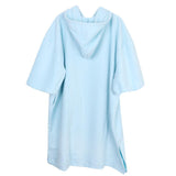 Maxbell Bathrobe Bath Towel Surf Changing Robe Beach Poncho with Hood Light Blue - Aladdin Shoppers