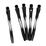 Maxbell Maxbell 1 Pack of 5pcs Aluminum Alloy Darts Shafts Harrows Dart Stems Medium Balck