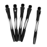 Maxbell Maxbell 1 Pack of 5pcs Aluminum Alloy Darts Shafts Harrows Dart Stems Medium Balck
