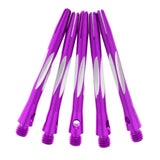 Maxbell Maxbell 1 Pack of 5pcs Aluminum Alloy Darts Shafts Harrows Dart Stems Medium Purple