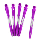 Maxbell Maxbell 1 Pack of 5pcs Aluminum Alloy Darts Shafts Harrows Dart Stems Medium Purple