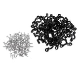 Maxbell Maxbell 50/30/10pcs Kayak Pad Eye Deck Loops Tie Down Pad Eyelet C clip  50pcs