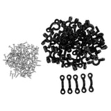 Maxbell Maxbell 50/30/10pcs Kayak Pad Eye Deck Loops Tie Down Pad Eyelet C clip  50pcs