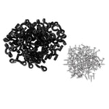 Maxbell Maxbell 50/30/10pcs Kayak Pad Eye Deck Loops Tie Down Pad Eyelet C clip  50pcs