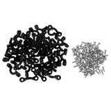 Maxbell Maxbell 50/30/10pcs Kayak Pad Eye Deck Loops Tie Down Pad Eyelet C clip  50pcs