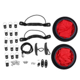 Maxbell Maxbell 2pcs Kayak Deck Plate & 1pcs Canoe Drain Plug & 16pcs D Rings  & 1 Pair Toggle Carry Handles Boat Kit Set with Hardware