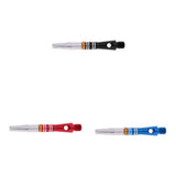 Maxbell Maxbell Aluminum Alloy 360 Degree Rotating Medium Dart Shaft Stem Accessories Red