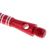 Maxbell Maxbell Aluminum Alloy 360 Degree Rotating Medium Dart Shaft Stem Accessories Red