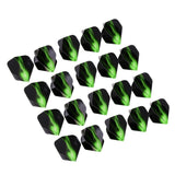 Maxbell Maxbell 20 Pieces Standard Shape Dart Flights Tail Replacement Accessories Green