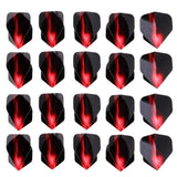 Maxbell Maxbell 20 Pieces Standard Shape Dart Flights Tail Replacement Accessories Red