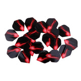 Maxbell Maxbell 20 Pieces Standard Shape Dart Flights Tail Replacement Accessories Red