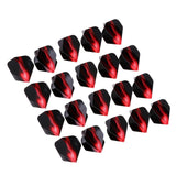 Maxbell Maxbell 20 Pieces Standard Shape Dart Flights Tail Replacement Accessories Red