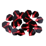 Maxbell Maxbell 20 Pieces Standard Shape Dart Flights Tail Replacement Accessories Red