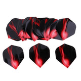 Maxbell Maxbell 20 Pieces Standard Shape Dart Flights Tail Replacement Accessories Red