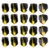 Maxbell Maxbell 20 Pieces Standard Shape Dart Flights Tail Replacement Accessories Yellow