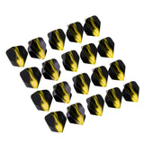 Maxbell Maxbell 20 Pieces Standard Shape Dart Flights Tail Replacement Accessories Yellow