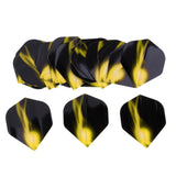 Maxbell Maxbell 20 Pieces Standard Shape Dart Flights Tail Replacement Accessories Yellow