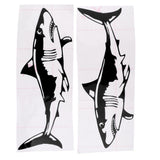 Maxbell 2 Pieces Shark Sticker Decal for Car Truck Kayak Fishing Boat Graphics Black - Aladdin Shoppers