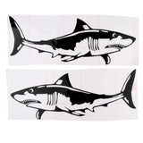 Maxbell 2 Pieces Shark Sticker Decal for Car Truck Kayak Fishing Boat Graphics Black - Aladdin Shoppers