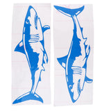 Maxbell 2 Pieces Shark Sticker Decal for Car Truck Kayak Fishing Boat Graphics Blue - Aladdin Shoppers