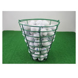 Maxbell Maxbell Golf Range Steel Wire Bucket Golfball Container Basket Green Fit 100 Balls