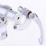 Maxbell Maxbell Universal Folding Bike Handlebar Stem W/Teeth Bicycle Adjustable Stem Silver