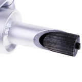 Maxbell Maxbell Universal Folding Bike Handlebar Stem W/Teeth Bicycle Adjustable Stem Silver