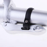 Maxbell Maxbell Universal Folding Bike Handlebar Stem W/Teeth Bicycle Adjustable Stem Silver