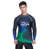 Maxbell Maxbell Men Long Sleeve Wetsuit Top Scuba Diving Surfing Snorkeling Rash Guard M