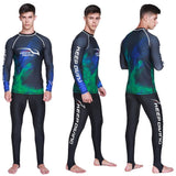 Maxbell Maxbell Men Long Sleeve Wetsuit Top Scuba Diving Surfing Snorkeling Rash Guard M