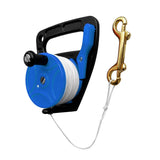 Maxbell Maxbell Multi Purpose Dive Reel Clip Kayak Anchor for SMB Wreck Scuba Diving 289FT Blue