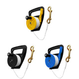 Maxbell Maxbell Multi Purpose Dive Reel Clip Kayak Anchor for SMB Wreck Scuba Diving 289FT Blue